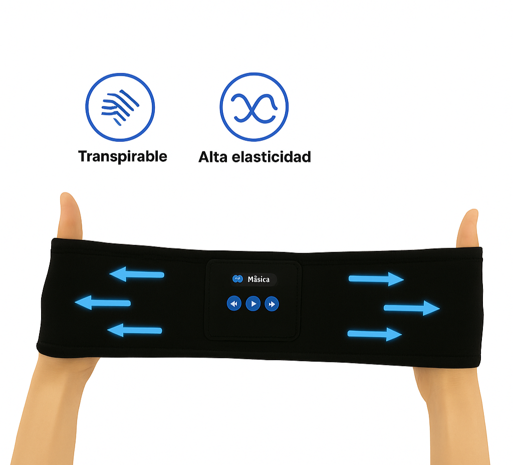 AureviaBand™ - Bandana Bluetooth para Deportes