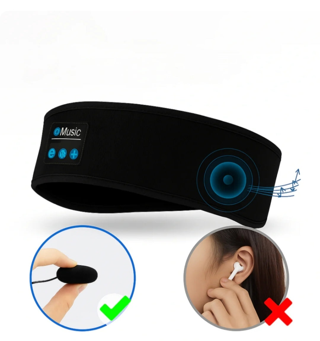 AureviaBand™ - Bandana Bluetooth para Deportes